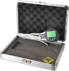 Fowler - 0.2 to 1 Inch, Inside Electronic Caliper Gage - 0.0005 Inch Resolution, 0.0008 Inch Accuracy, 2 Inch Leg Length - Apex Tool & Supply