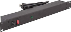 Wiremold - 6 Outlets, 120 Volts, 15 Amps, 6' Cord, Power Outlet Strip - 1 Circuits, Rack Mount, 5-15P NEMA Configuration, cULus, UL Listed File 1449 - Apex Tool & Supply