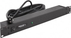 Wiremold - 6 Outlets, 120 Volts, 15 Amps, 15' Cord, Power Outlet Strip - 1 Circuits, Rack Mount, 5-15P NEMA Configuration, 19" Strip, cULus, UL Listed File 1449 - Apex Tool & Supply