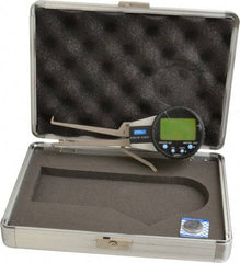 Fowler - 0.79 to 1.6 Inch, Inside Electronic Caliper Gage - 0.0005 Inch Resolution, 0.0008 Inch Accuracy, 357 Battery - Apex Tool & Supply