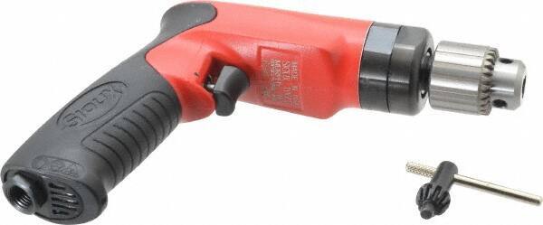 Sioux Tools - 1/4" Keyed Chuck - Pistol Grip Handle, 2,600 RPM, 14.16 LPS, 30 CFM, 1 hp - Apex Tool & Supply