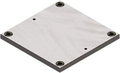 Jergens - 16" Long x 16" Wide Steel Fixture Plate - 1.13" Plate Thickness - Apex Tool & Supply