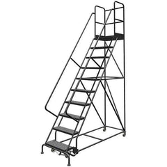 TRI-ARC - Rolling & Wall Mounted Ladders & Platforms Type: Rolling Warehouse Ladder Style: Rolling Platform Ladder - Apex Tool & Supply