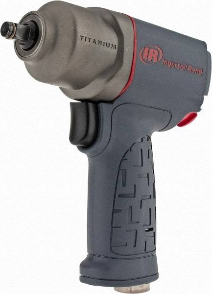 Ingersoll-Rand - 3/8" Drive, 15,000 RPM, 300 Ft/Lb Torque Impact Wrench - Pistol Grip Handle, 1,500 IPM, 17 CFM, 1/4" NPT Inlet - Apex Tool & Supply