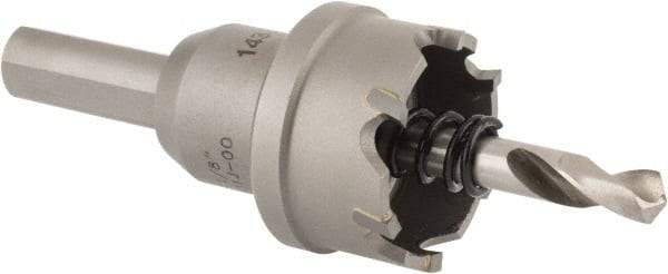 Hougen - 1-1/8" Diam, 1/8" Cutting Depth, Hole Saw - Carbide-Tipped Saw, Toothed Edge - Apex Tool & Supply