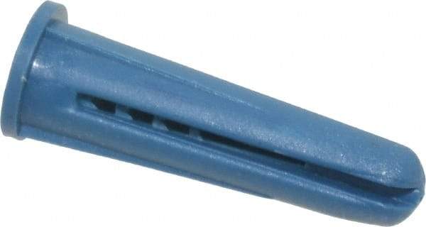 Powers Fasteners - #10 to 12 Screw, 1/4" Diam, 1" Long, Plug Drywall & Hollow Wall Anchor - 1/4" Drill, Plastic, Use in Concrete, & Masonry, Drywall & Wallboard - Apex Tool & Supply
