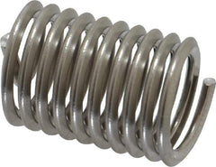 Heli-Coil - 3/8-16 UNC, 3/4" OAL, Free Running Helical Insert - 10 Free Coils, Tanged, Stainless Steel, 2D Insert Length - Apex Tool & Supply