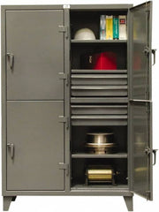 Strong Hold - 4 Door, 2 Tier, Storage Cabinets & Lockers - Apex Tool & Supply