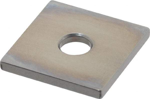 Mitutoyo - 0.1003" Square Steel Gage Block - Accuracy Grade 0, Includes Certificate of Inspection - Apex Tool & Supply