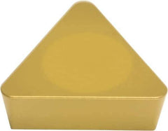 Sumitomo - TPG332 Grade AC820P Carbide Turning Insert - Al2O3 Finish, 60° Triangle, 3/8" Inscr Circle, 3/16" Thick, 1/32" Corner Radius - Apex Tool & Supply