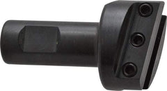 Made in USA - 1-1/2" Head, 3/4" Shank Diam, 1 Bit Per Cutter, 3/8" Tool Bit, Fly Cutter - Straight Shank - Apex Tool & Supply