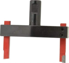 Flexbar - 4" Head, 3/4" Shank Diam, 2 Bits Per Cutter, 3/8" Tool Bit, Fly Cutter - Straight Shank, Bits Included - Apex Tool & Supply