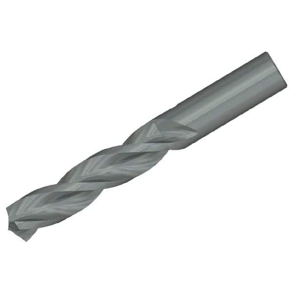 Kennametal - 3.9mm 130° Solid Carbide Jobber Drill - Uncoated, Right Hand Cut, Spiral Flute, Straight Shank, 74mm OAL, Standard Point - Apex Tool & Supply