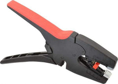 Knipex - 7 to 32 AWG Capacity Self-Adapting Insulation Stripper - 8" OAL, Comfort Grip Handle - Apex Tool & Supply