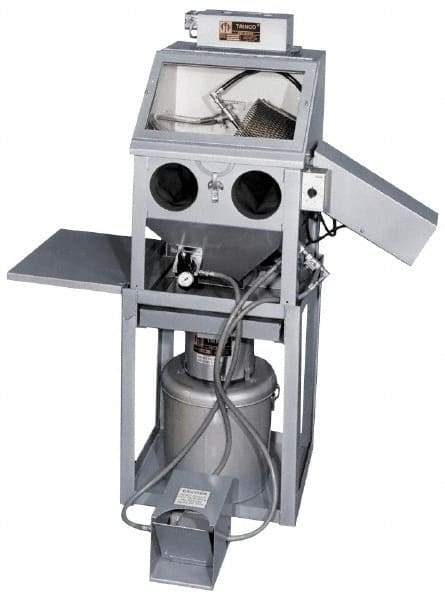 Trinco - 21" Wide x 33-1/2" High x 18-1/2" Deep Bench Sandblaster - Working Dimensions 20" Wide x 18" High x 18" Deep - Apex Tool & Supply