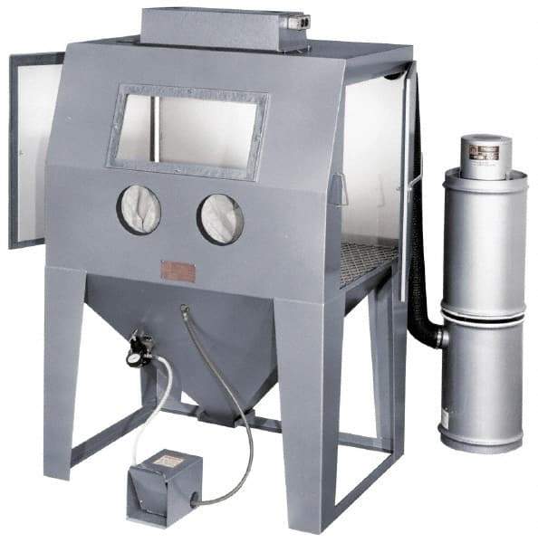 Trinco - 53" Wide x 78" High x 37" Deep Floor Sandblaster - Working Dimensions 48" Wide x 36" High x 36" Deep - Apex Tool & Supply
