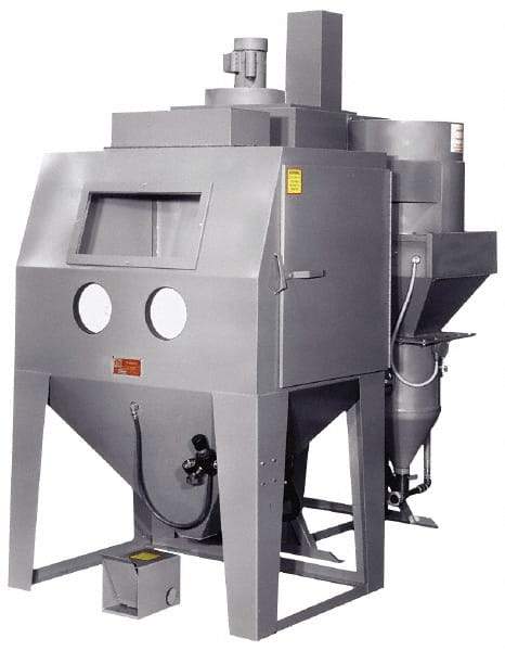 Trinco - 53" Wide x 78" High x 37" Deep Pressure Sandblasting Unit - Working Dimensions 48" Wide x 36" High x 36" Deep - Apex Tool & Supply