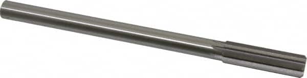 Made in USA - 43/64" High Speed Steel 8 Flute Chucking Reamer - Apex Tool & Supply