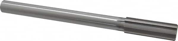 Made in USA - 57/64" High Speed Steel 8 Flute Chucking Reamer - Apex Tool & Supply