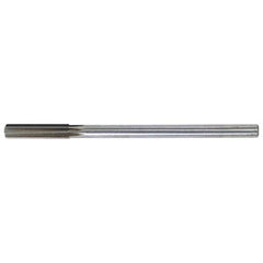 Made in USA - 0.622" High Speed Steel 8 Flute Chucking Reamer - Apex Tool & Supply