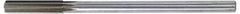 Made in USA - 0.635" High Speed Steel 8 Flute Chucking Reamer - Straight Flute, 0.5615" Straight Shank, 2-1/4" Flute Length, 9" OAL - Apex Tool & Supply
