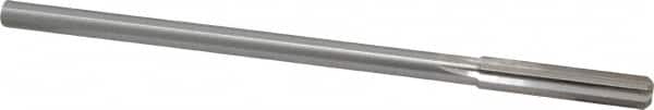 Made in USA - 0.3735" High Speed Steel 6 Flute Chucking Reamer - Apex Tool & Supply
