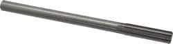 Made in USA - 0.6255" High Speed Steel 8 Flute Chucking Reamer - Straight Flute, 0.5615" Straight Shank, 2-1/4" Flute Length, 9" OAL - Apex Tool & Supply