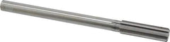 Made in USA - 0.753" High Speed Steel 8 Flute Chucking Reamer - Straight Flute, 5/8" Straight Shank, 2-1/2" Flute Length, 9-1/2" OAL - Apex Tool & Supply