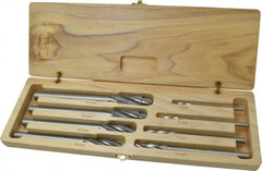 Made in USA - 3 to 14mm Socket Head Cap Screw Compatible, High Speed Steel, Solid Pilot Counterbore Set - Apex Tool & Supply