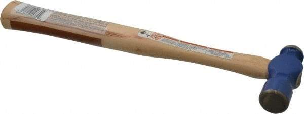 Vaughan Bushnell - 1/2 Lb Head Ball Pein Hammer - Hickory Handle, 12" OAL - Apex Tool & Supply