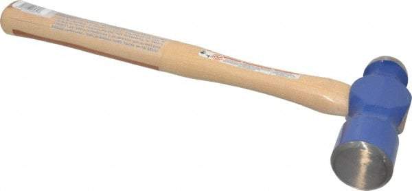 Vaughan Bushnell - 3 Lb Head Ball Pein Hammer - Hickory Handle, 16" OAL - Apex Tool & Supply
