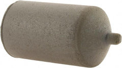 Cratex - 1" Max Diam x 1-3/4" Long, Cone, Rubberized Point - Very Fine Grade, Silicon Carbide, 1/4" Arbor Hole, Unmounted - Apex Tool & Supply