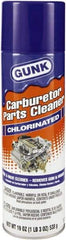 Gunk - Chlorinated Carburetor & Parts Cleaner - 22 oz Aerosol Can - Apex Tool & Supply