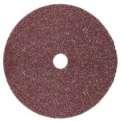 3M - 4-1/2" Diam 7/8" Hole 36+ Grit Fiber Disc - Very Coarse Grade, Ceramic, 13,300 Max RPM, Series 982C - Apex Tool & Supply