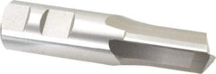 Hertel - 1" Diam, 1-5/8" LOC, 2 Flute High Speed Steel Keyway End Mill - Straight Flute, Uncoated, 1" Shank Diam, 4-1/8" OAL, 0° Helix, Centercutting - Apex Tool & Supply