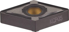 Kennametal - DNMG444 RP Grade KCP10 Carbide Turning Insert - TiCN/Al2O3 Finish, 55° Diamond, 1/2" Inscr Circle, 1/4" Thick, 1/16" Corner Radius - Apex Tool & Supply