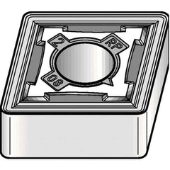 Kennametal - CNMG433 RP Grade KCP25B Carbide Turning Insert - TiCN/Al2O3/TiOCN Finish, 80° Diamond, 1/2" Inscr Circle, 3/16" Thick, 3/64" Corner Radius - Apex Tool & Supply