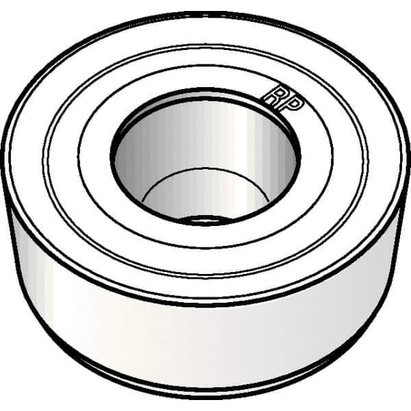 Kennametal - RCMT1606M0 RP Grade KCK15 Carbide Turning Insert - TiCN/Al2O3 Finish, Round, 16mm Inscr Circle, 1/4" Thick - Apex Tool & Supply