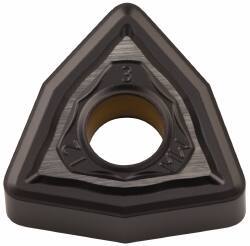 Kennametal - WNMG433 MW Grade KCP05 Carbide Turning Insert - TiCN/Al2O3 Finish, 80° Trigon, 1/2" Inscr Circle, 3/16" Thick, 3/64" Corner Radius - Apex Tool & Supply