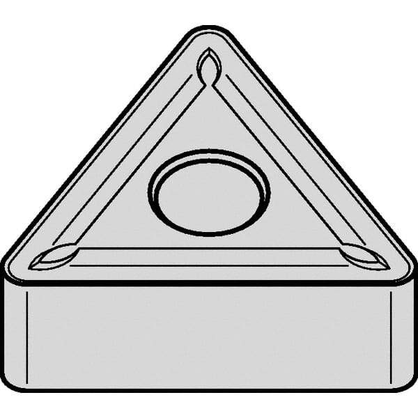 Kennametal - TNMG666 Grade KCP25 Carbide Turning Insert - TiCN/Al2O3 Finish, 60° Triangle, 3/4" Inscr Circle, 3/8" Thick, 3/32" Corner Radius - Apex Tool & Supply