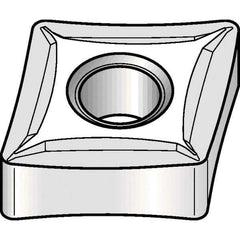 Kennametal - CNMP432 K Grade KCP25B Carbide Turning Insert - TiOCN Finish, 80° Diamond, 1/2" Inscr Circle, 3/16" Thick, 1/32" Corner Radius - Apex Tool & Supply