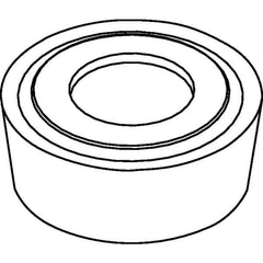 Kennametal - RCMT1204M0 Grade KCP30 Carbide Turning Insert - TiN/TiCN/Al2O3 Finish, Round, 12mm Inscr Circle, 3/16" Thick - Apex Tool & Supply