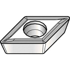 Kennametal - DPMT32.51 LF Grade KCM25B Carbide Turning Insert - TiOCN Finish, 55° Diamond, 3/8" Inscr Circle, 5/32" Thick, 1/64" Corner Radius - Apex Tool & Supply