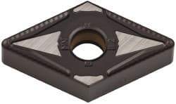 Kennametal - DNMG543 MN Grade KCP30 Carbide Turning Insert - TiN/TiCN/Al2O3 Finish, 55° Diamond, 5/8" Inscr Circle, 1/4" Thick, 3/64" Corner Radius - Apex Tool & Supply