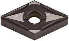 Kennametal - DNMG543 MN Grade KCP30 Carbide Turning Insert - TiN/TiCN/Al2O3 Finish, 55° Diamond, 5/8" Inscr Circle, 1/4" Thick, 3/64" Corner Radius - Apex Tool & Supply