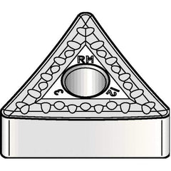 Kennametal - TNMM433 RM Grade KCP25B Carbide Turning Insert - TiOCN Finish, 60° Triangle, 1/2" Inscr Circle, 3/16" Thick, 3/64" Corner Radius - Apex Tool & Supply