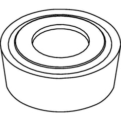Kennametal - RCMT1204M0 Grade KCP25 Carbide Turning Insert - TiCN/Al2O3 Finish, Round, 12mm Inscr Circle, 3/16" Thick - Apex Tool & Supply