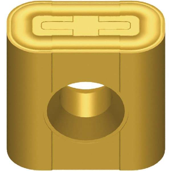 Kennametal - LNUX301940, KCP10B Grade Carbide Profiling Insert - TiN Finish, 90° Incl Angle, Rectangle, 3/4" Thick, 3/19" Corner Radius, 1/4" Inscribed Circle - Apex Tool & Supply