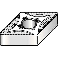 Kennametal - DNMG332 UN Grade KCK15B Carbide Turning Insert - TiCN/Al2O3/TiOCN Finish, 55° Diamond, 3/8" Inscr Circle, 3/16" Thick, 1/32" Corner Radius - Apex Tool & Supply