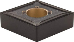 Kennametal - CNMG642 MP Grade KCM25 Carbide Turning Insert - TiN/TiCN/Al2O3 Finish, 80° Diamond, 3/4" Inscr Circle, 1/4" Thick, 1/32" Corner Radius - Apex Tool & Supply